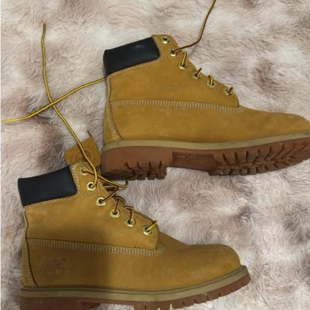 Timberland Yellow and Black Men's Boots